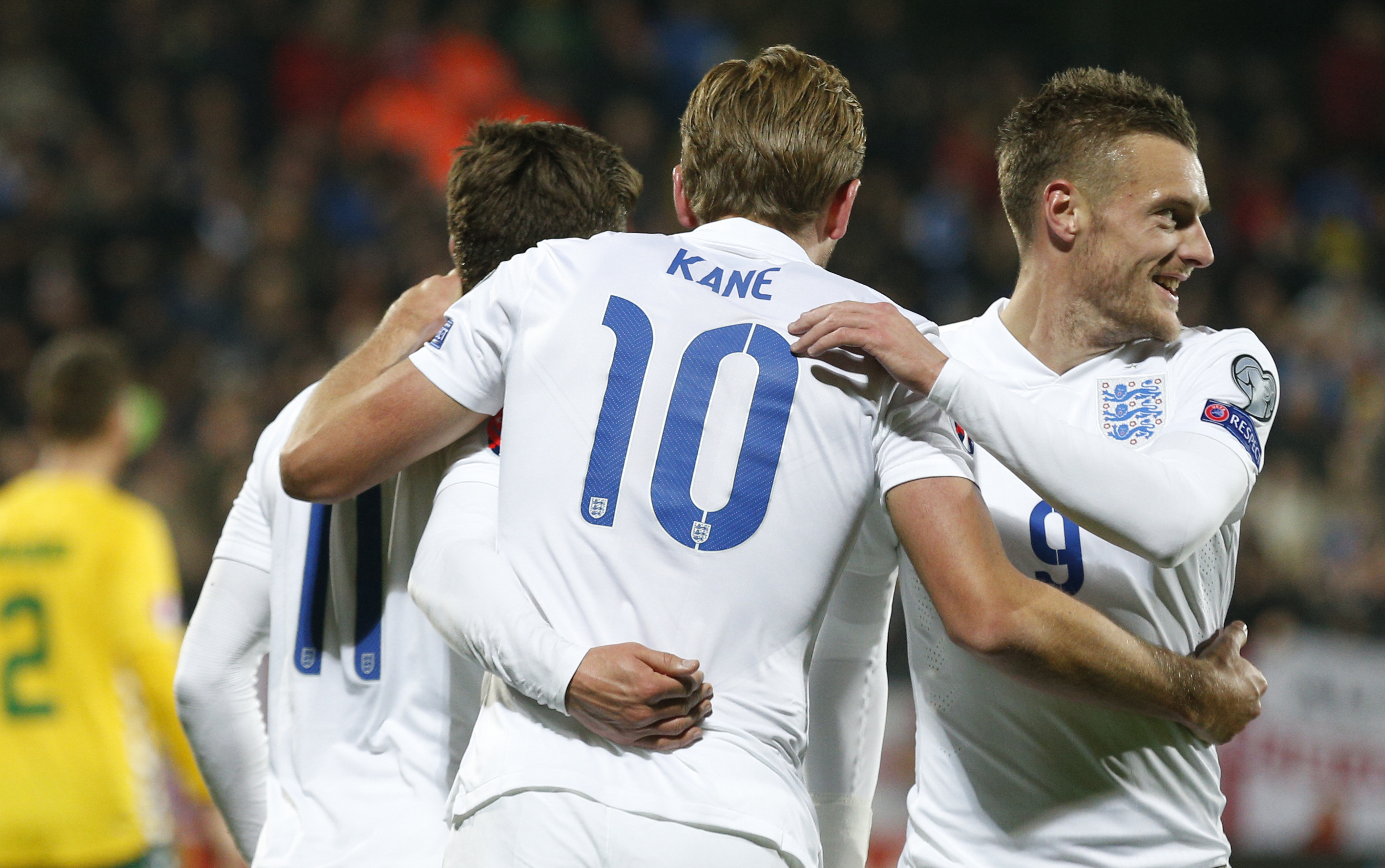 Jamie Vardy & Harry Kane i en match för England. Jamie Vardy & Harry Kane i en match för England.
