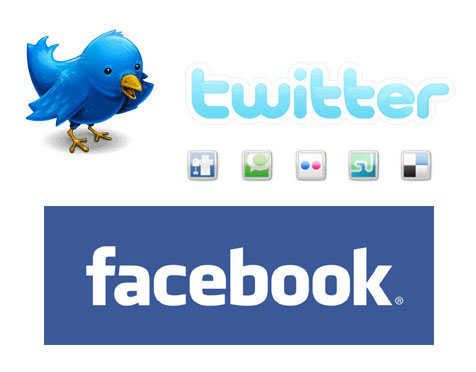 Sociala Medier, Bud, Internet, Twitter, Facebook