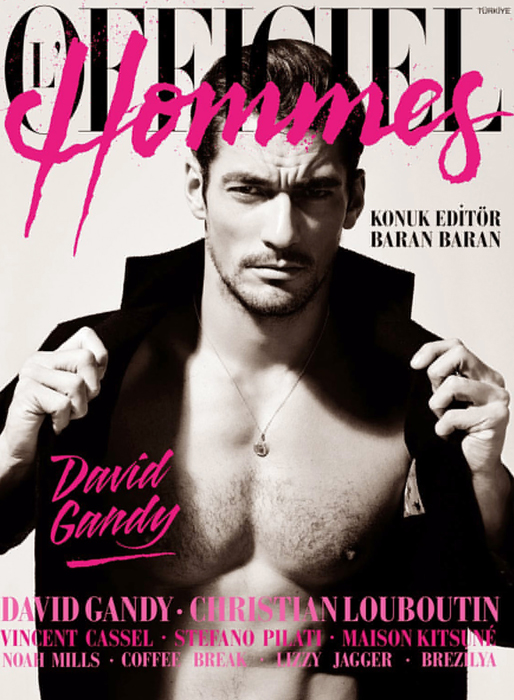 David Gandy på omslaget av LOfficiel Hommes Turkey. David Gandy på omslaget av LOfficiel Hommes Turkey.