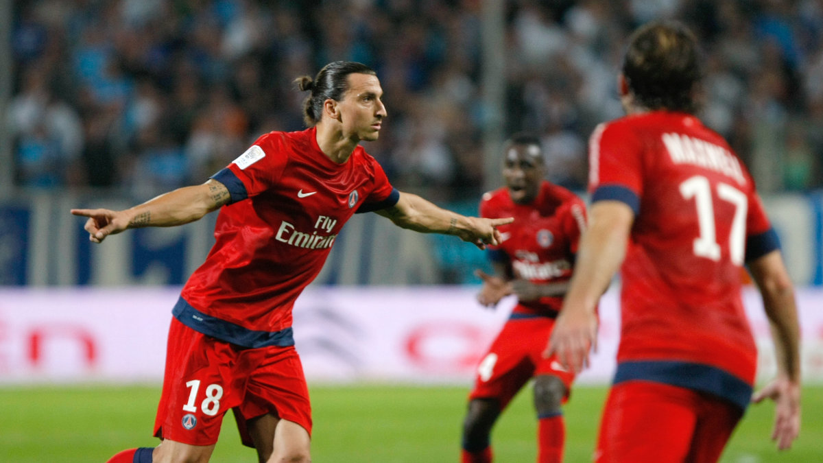 Zlatan stod för två oerhört eleganta mål mot Marseille under söndagen.