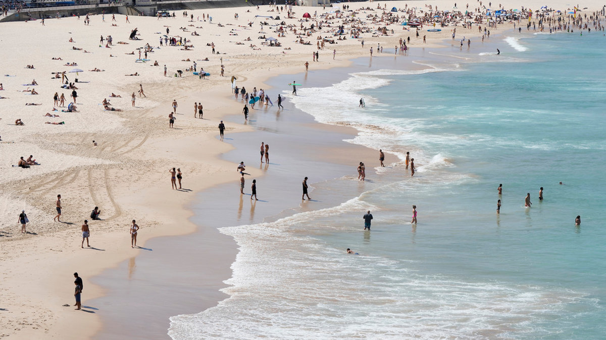 Bondi Beach utanför Sydney. Arkivbild.