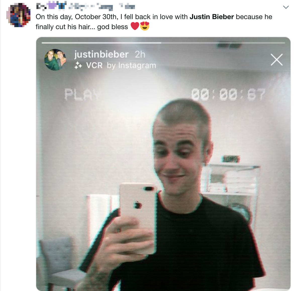 Justin Bieber har klippt sig Justin Bieber har klippt sig