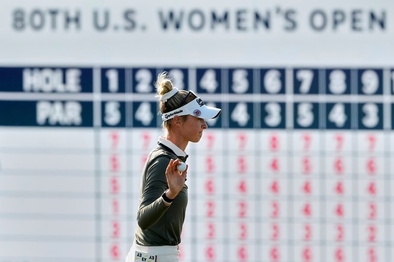Nelly Korda får en ny chans att vinna US Open i sommar. Arkivbild.