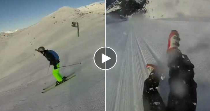 GoPro, skidor