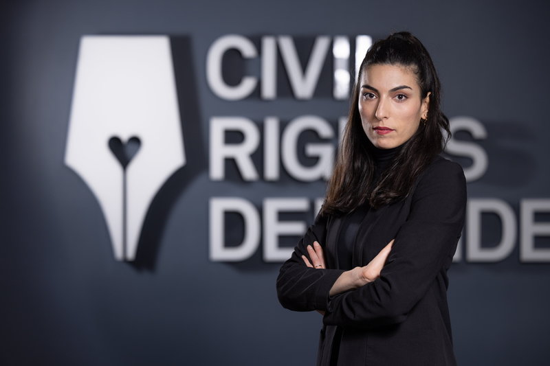 Aida Samani är jurist på människorättsorganisationen Civil rights defenders. Pressbild.