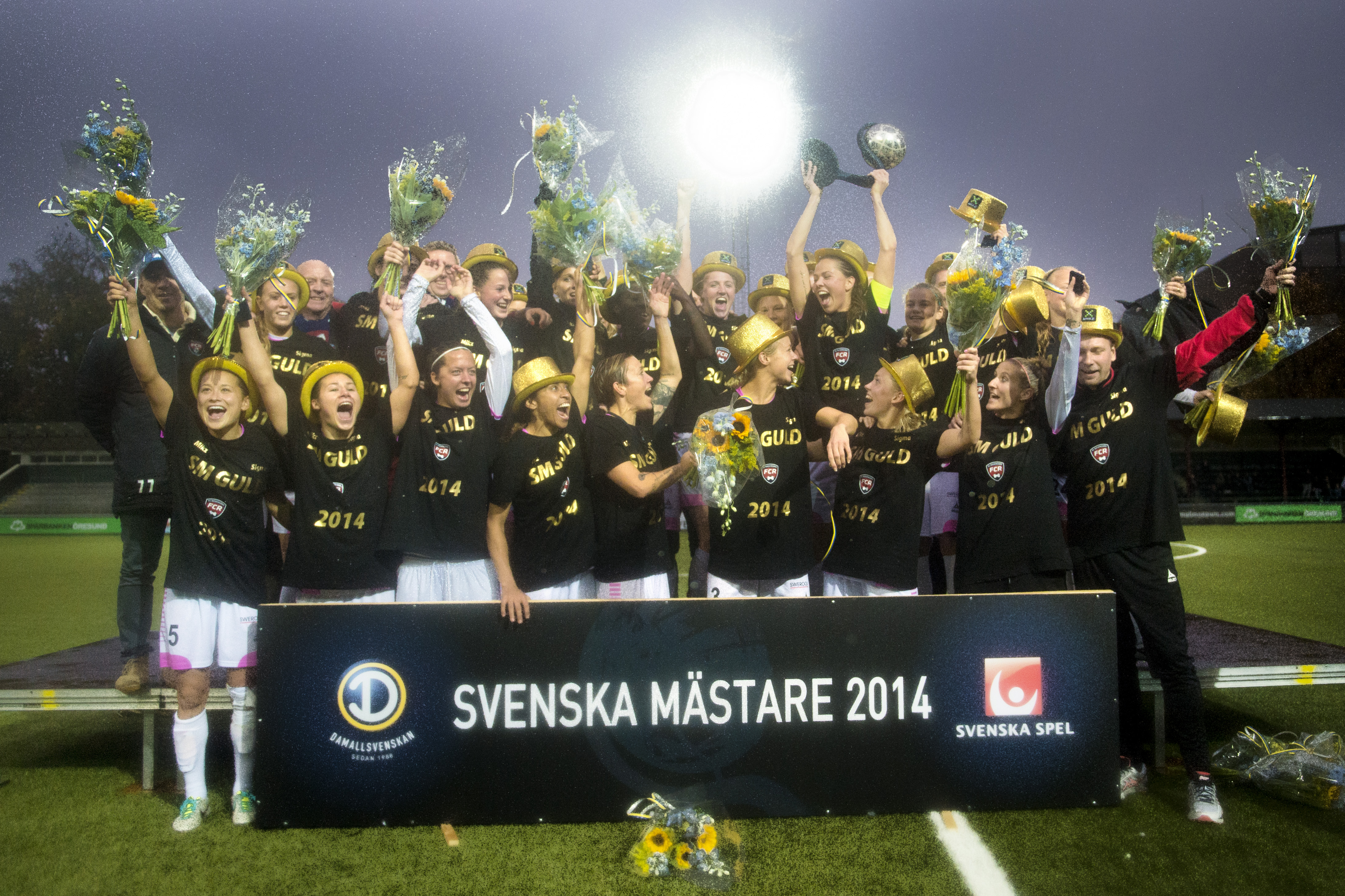 FC Rosengård blev svenska mästare.