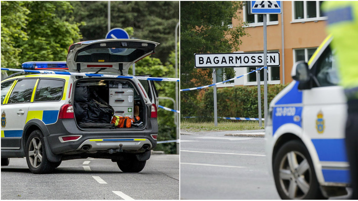 Polisen sköt en man till döds i Bagarmossen tidigare i juni. 