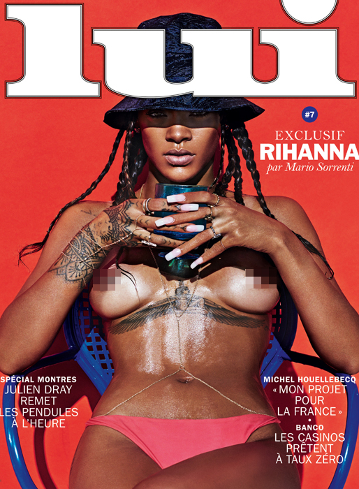 Rihanna på omslaget till Lui. Rihanna på omslaget till Lui.