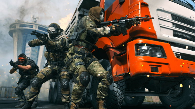 Modern krigföring bjuds det på i senaste upplagan av 'Call of duty'. Pressbild.