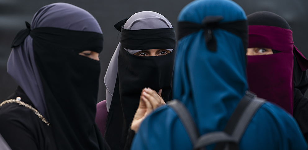 Kvinnor i Danmark bär Niqab Kvinnor i Danmark bär Niqab
