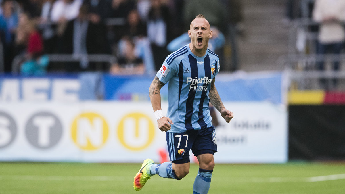 Magnus Eriksson har haft en kanonstart i Djurgården och gjorde bland annat 1-0 målet mot Malmö senast.