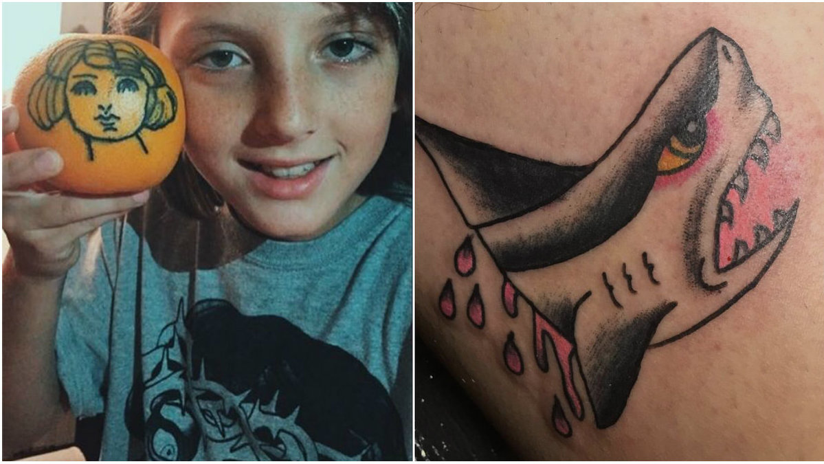 Ezrah "The Shark" Dormon är bara 12 år gammal och har redan tatuerat 20 personer. 