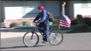 Cykel, USA, Flagga, Kalifornien