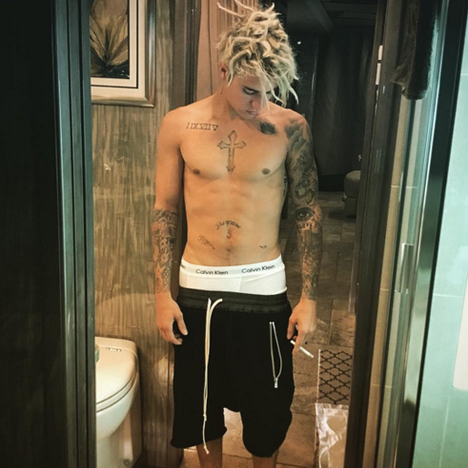 Justin Bieber har rejält häng. Justin Bieber har rejält häng.