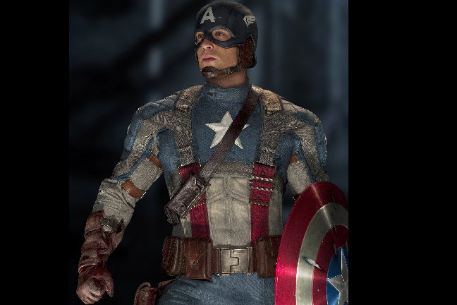 8. Dräkten som Chris Evans släpar runt på i "Captain America: The first avenger" är kanske inte är vad vi skulle beskriva som sexig. Att han ändå lyckas vara just det säger en hel del om ursprungsmaterialet. 8. Dräkten som Chris Evans släpar runt på i "Captain America: The first avenger" är kanske inte är vad vi skulle beskriva som sexig. Att han ändå lyckas vara just det säger en hel del om ursprungsmaterialet.
