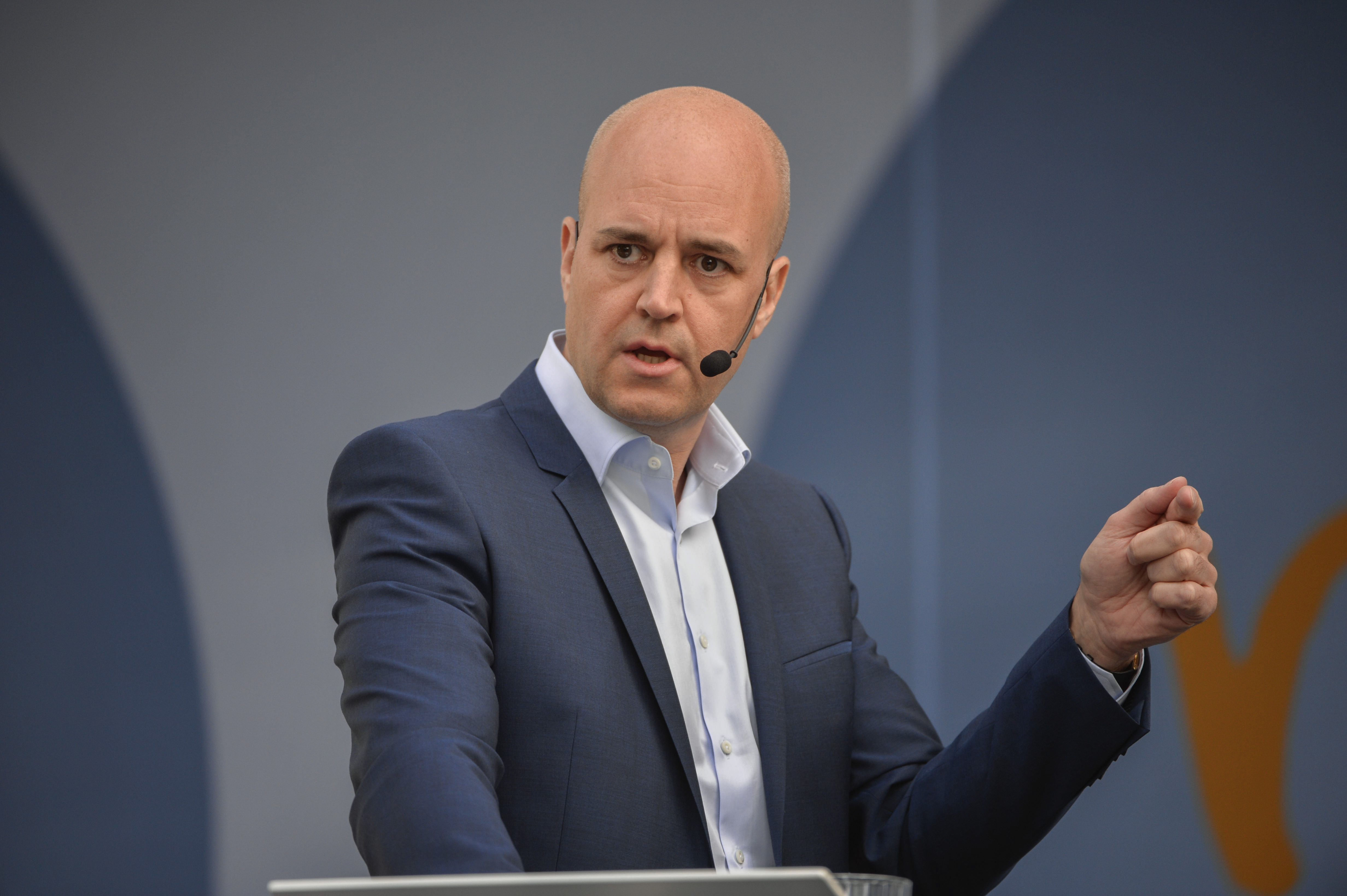 Fredrik Reinfeldt, statsminister.