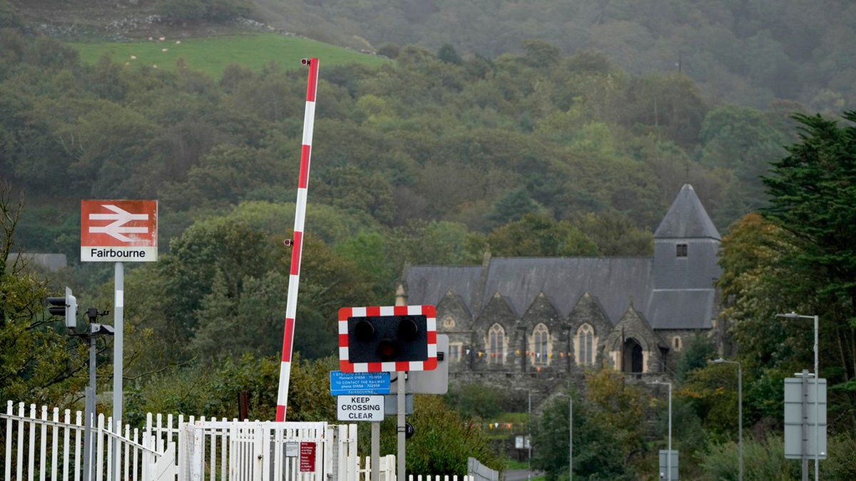 Wales regionala regering vill att fler tar tåget i stället för bilen i framtiden. Bilden är från Fairbourne i Gwynedd.