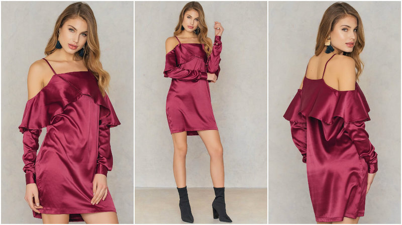 Open Frill Dress från NA-KD