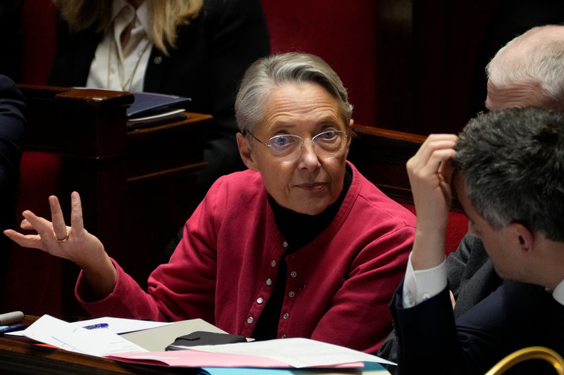 Frankrikes premiärminister Élisabeth Borne. Arkivbild.
