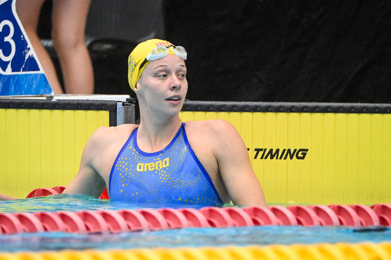 Louise Hansson, VM-brons i fjol,är en av de svenska förgrundsfigurerna i Singapore. Arkivbild.