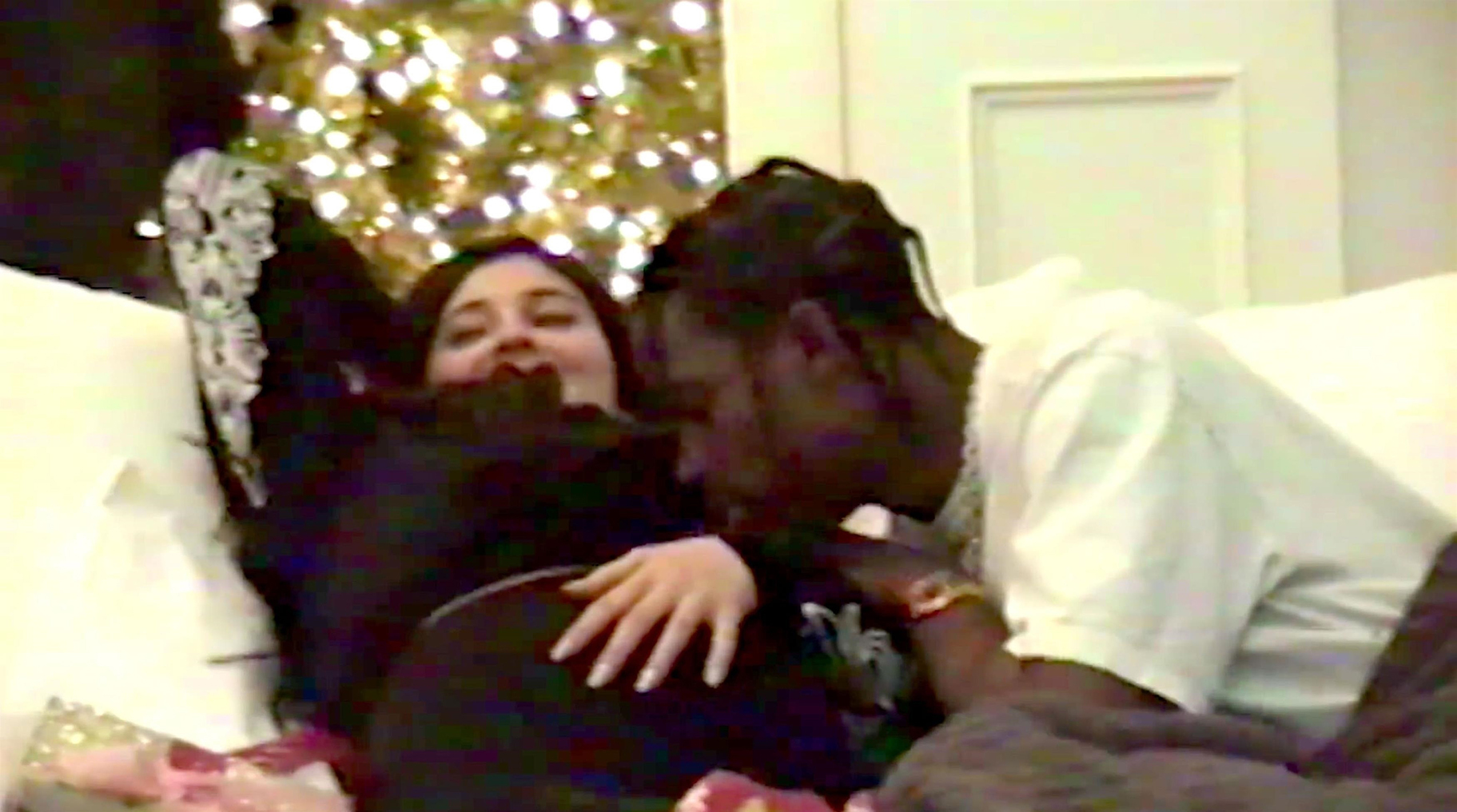 Kylie Jenner och Travis Scott. Kylie Jenner och Travis Scott.