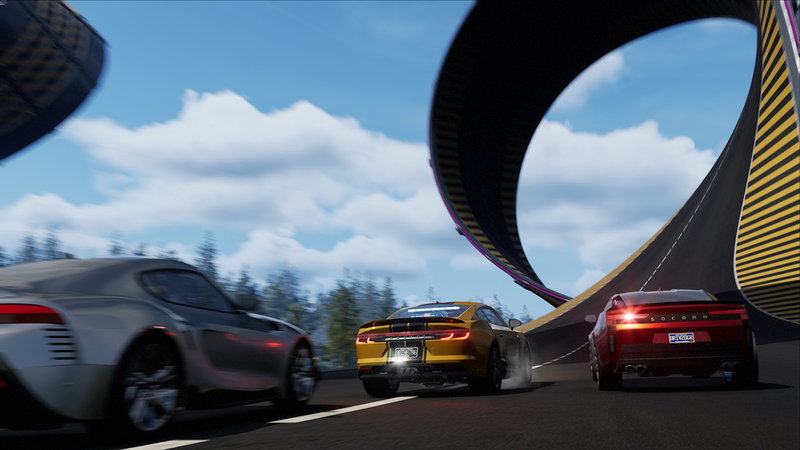'Wreckreation' är ett racingspel med twisten att det går att bygga egna banor. Pressbild.
