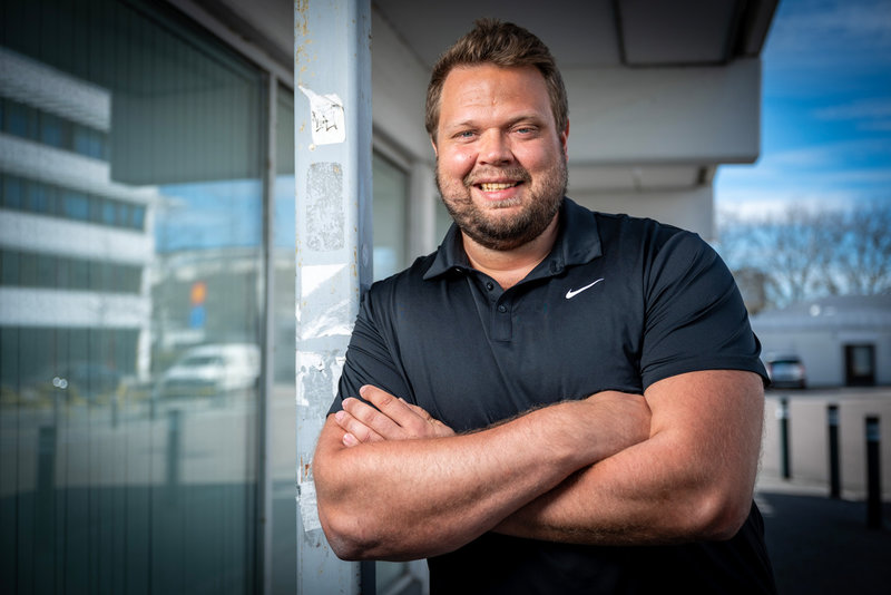 Daniel Ståhl tävlar i diskus på Diamond League-galan i Shanghai. Arkivbild.