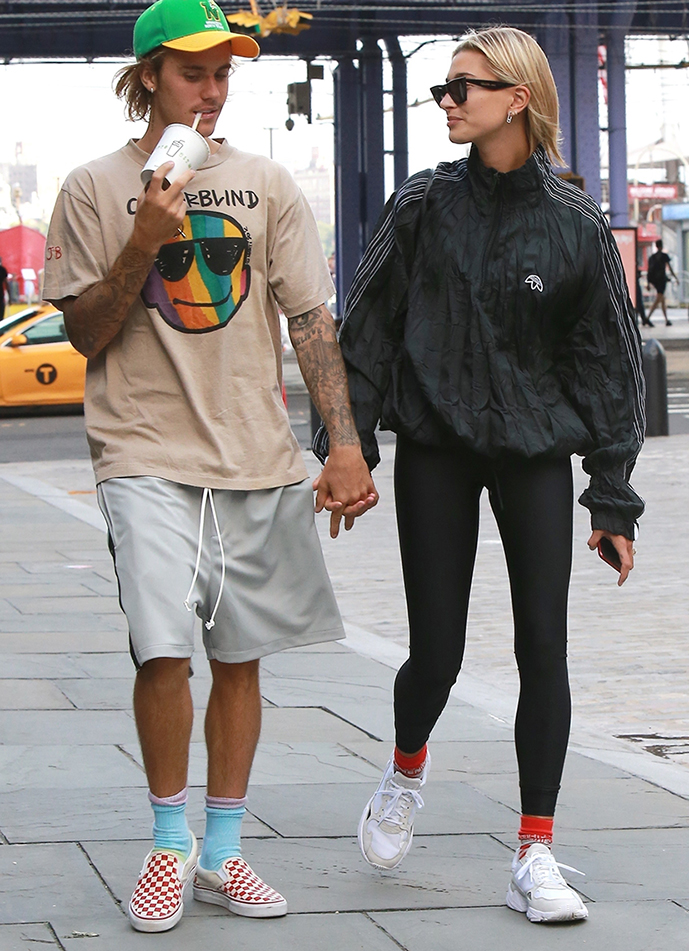 Hailey Baldwin och Justin Bieber Hailey Baldwin och Justin Bieber