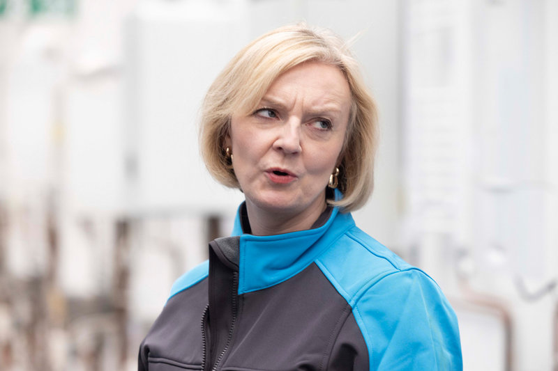 Storbritanniens premiärminister Liz Truss. Arkivbild.