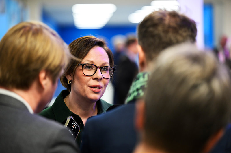 Utrikesminister Maria Malmer Stenergard (M) under NATO:s toppmöte i Haag.