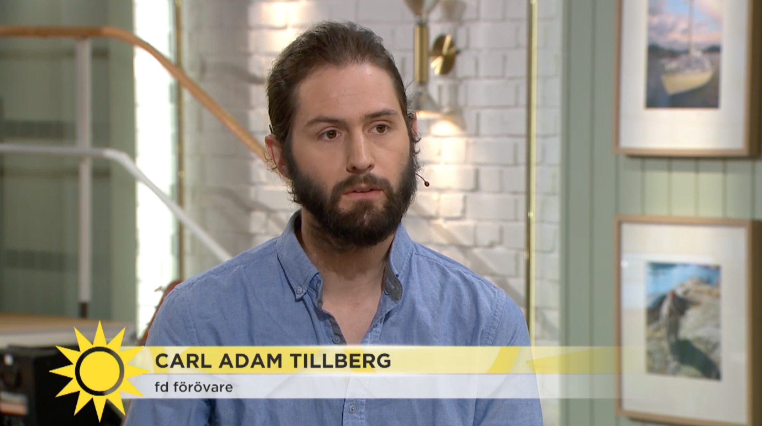 Carl Adam i Nyhetsmorgon Carl Adam i Nyhetsmorgon