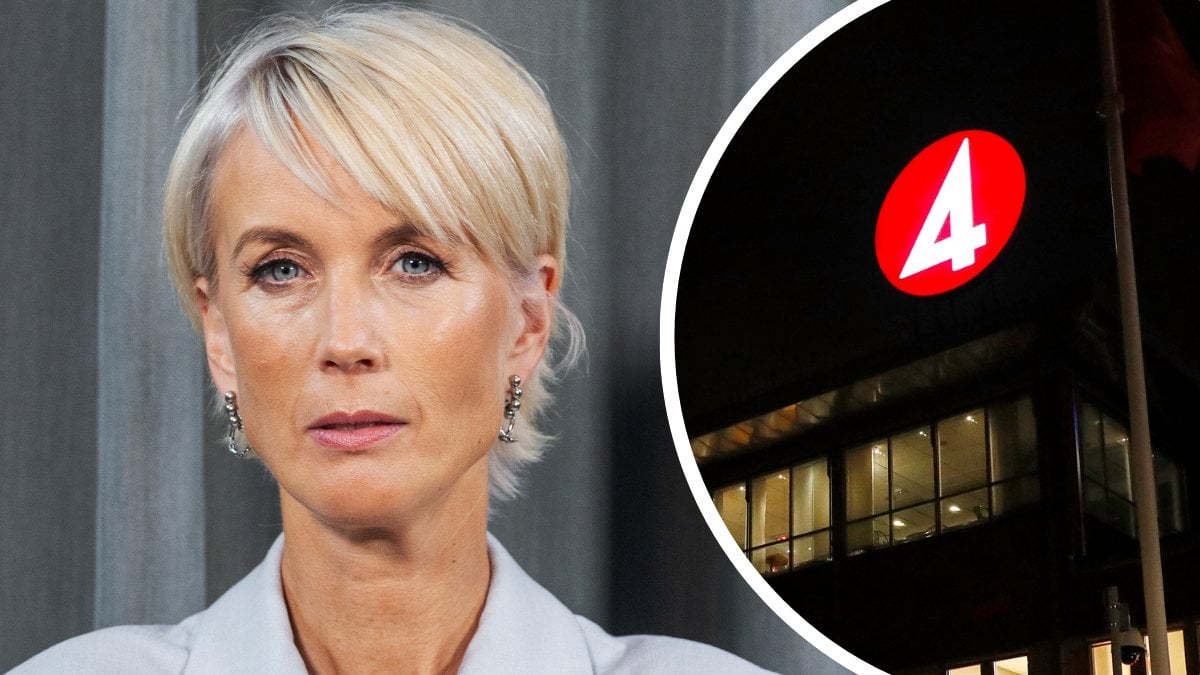 Jenny Strömstedt i tårar efter händelsen i Nyhetsmorgon