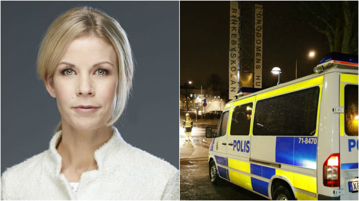 Anna König Jerlmyr, Moderaterna, skriver om de senaste upploppen i Rinkeby