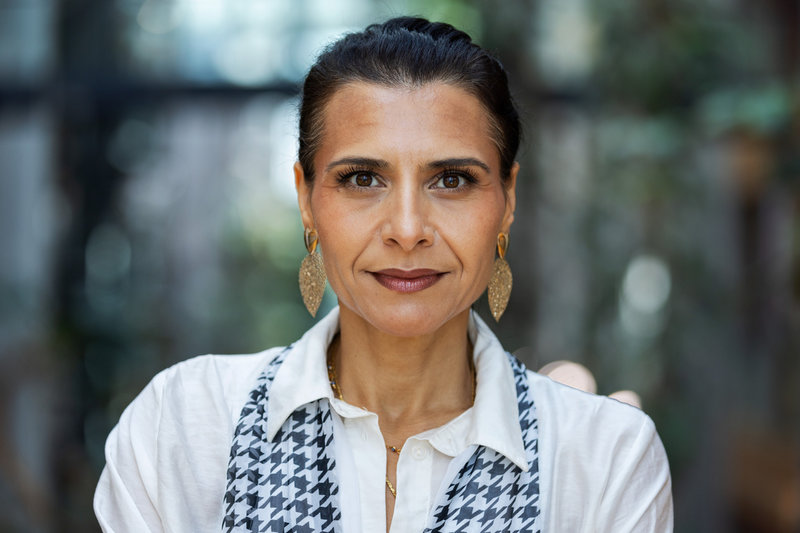 Centerpartiets Abir Al-Sahlani i Europaparlamentet i Strasbourg. Arkivbild. 