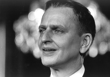 Olof Palme dog den 28 februari 1986.