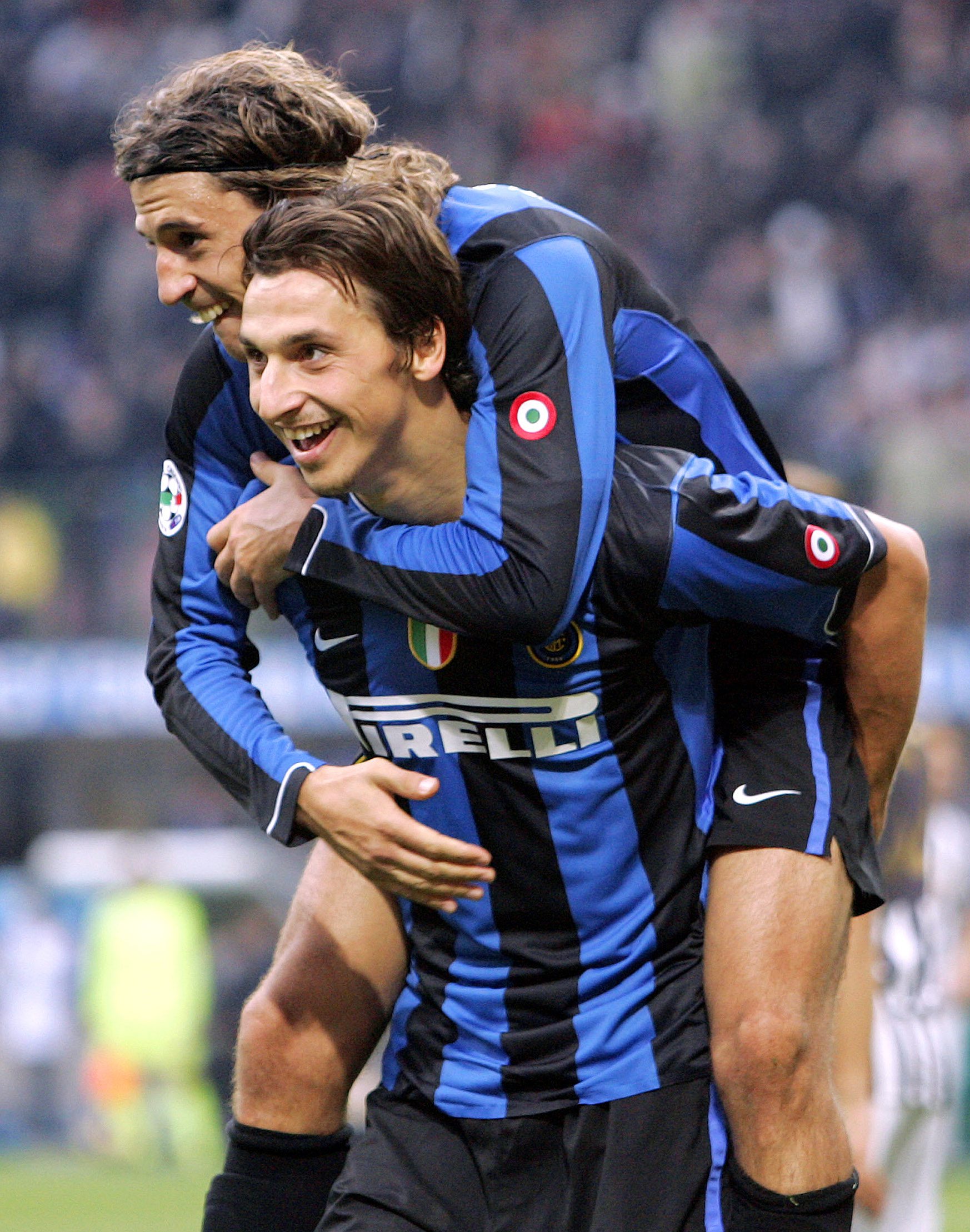 Och ligan tillsammans med Zlatan i Inter. 