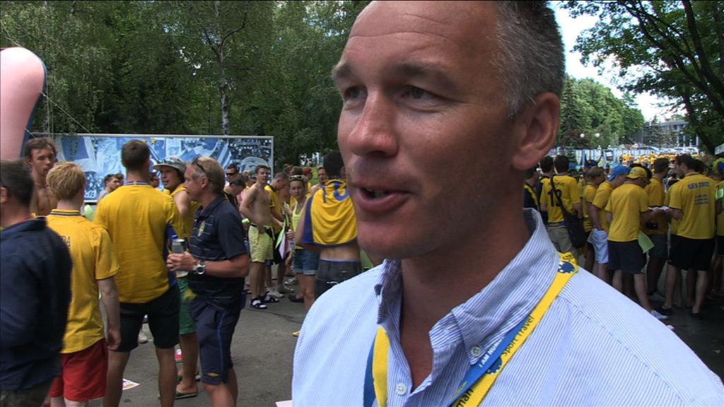Patrik Andersson, Landslaget, Fotboll, Direkt från Kiev, Sverige