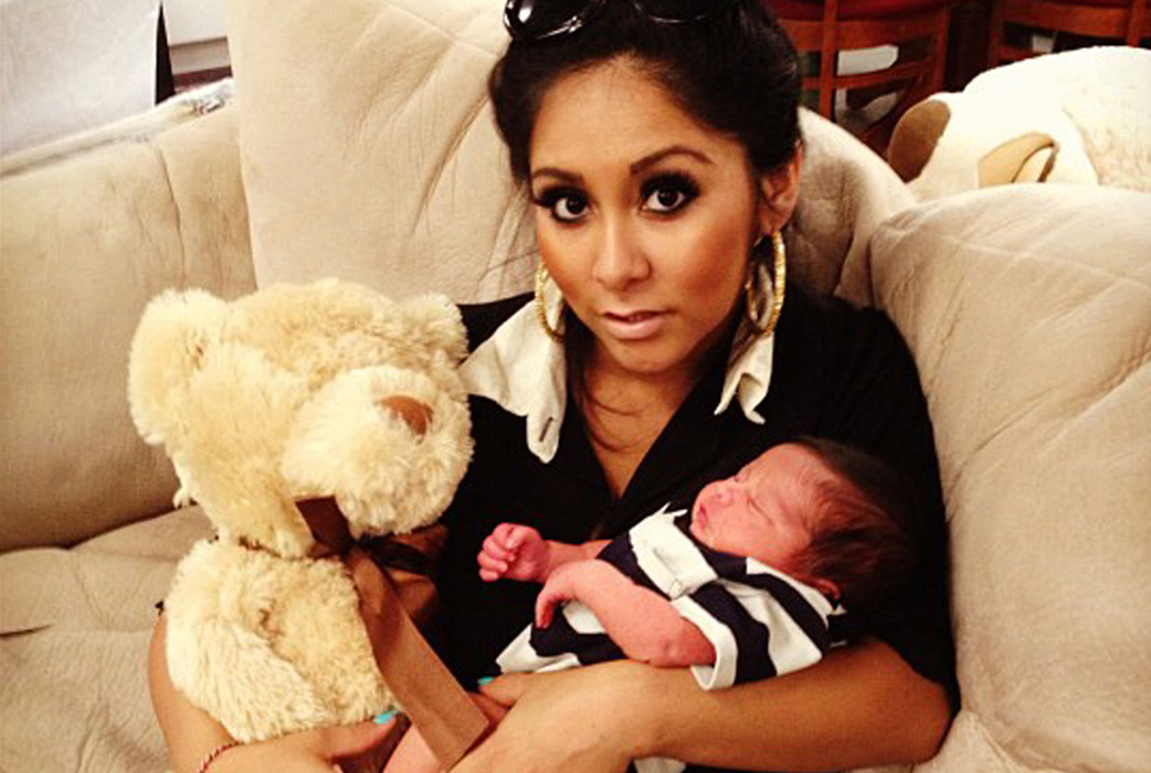 Jersey Shore-stjärnan Snooki har precis blivit mamma. Jersey Shore-stjärnan Snooki har precis blivit mamma.