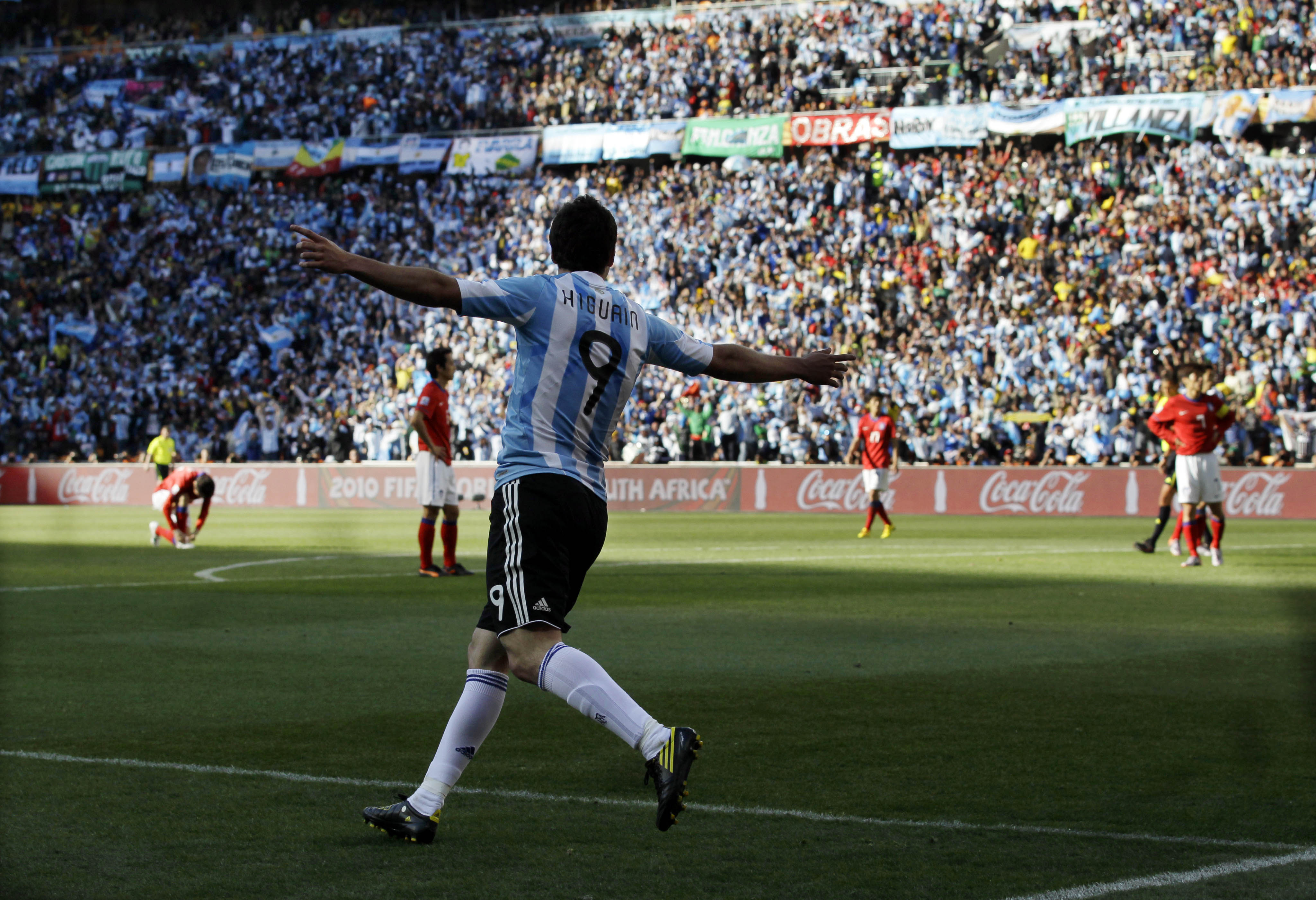 Gonzalo Higuain, argentina, VM i Sydafrika, Sydkorea