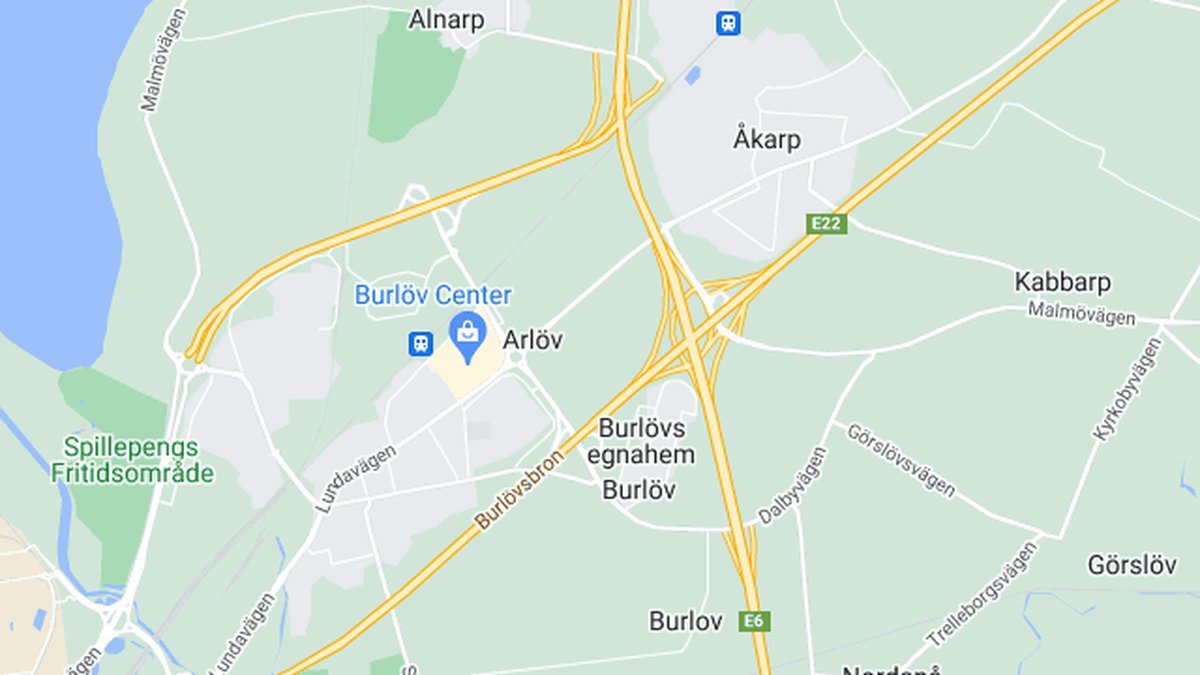 Google maps, Burlöv