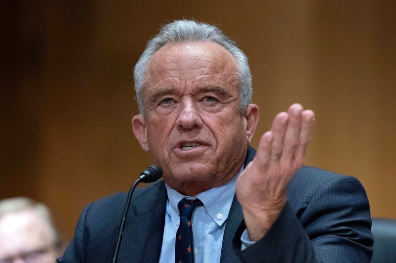 USA:s hälsominister, miljörättsjuristen och tidigare demokraten Robert F Kennedy.