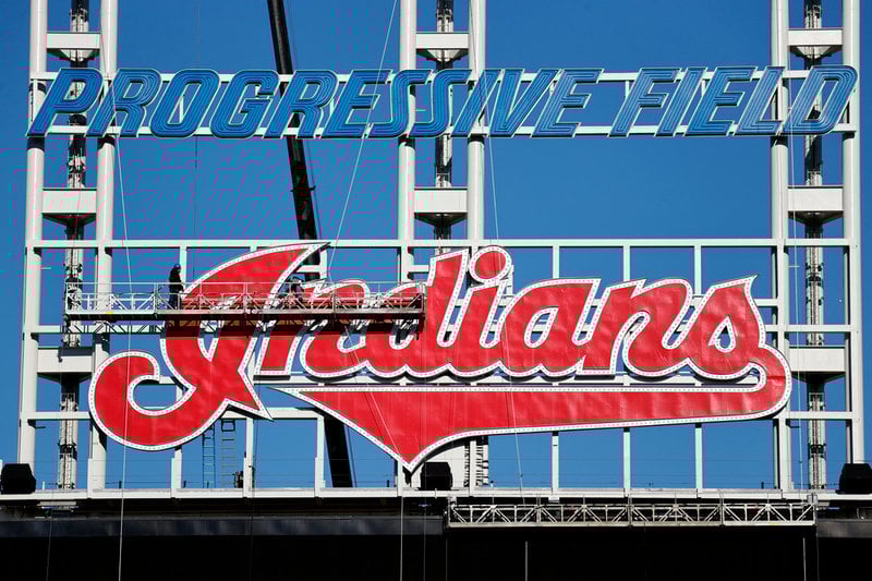 2021 togs de gamla skyltarna med "Indians" ned i Cleveland.