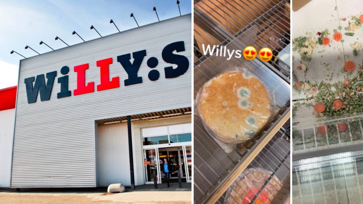 En Willysbutik i Västerås uppges vara väldigt sunkig, butikschefen vill inte möta kritiken