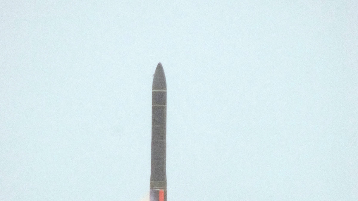 En rysk missil avfyras 2007.