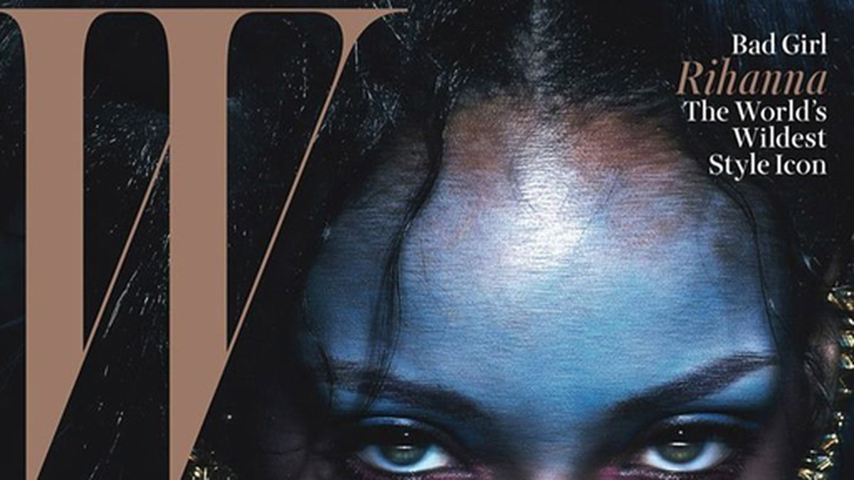 Rihanna på omslaget till W.