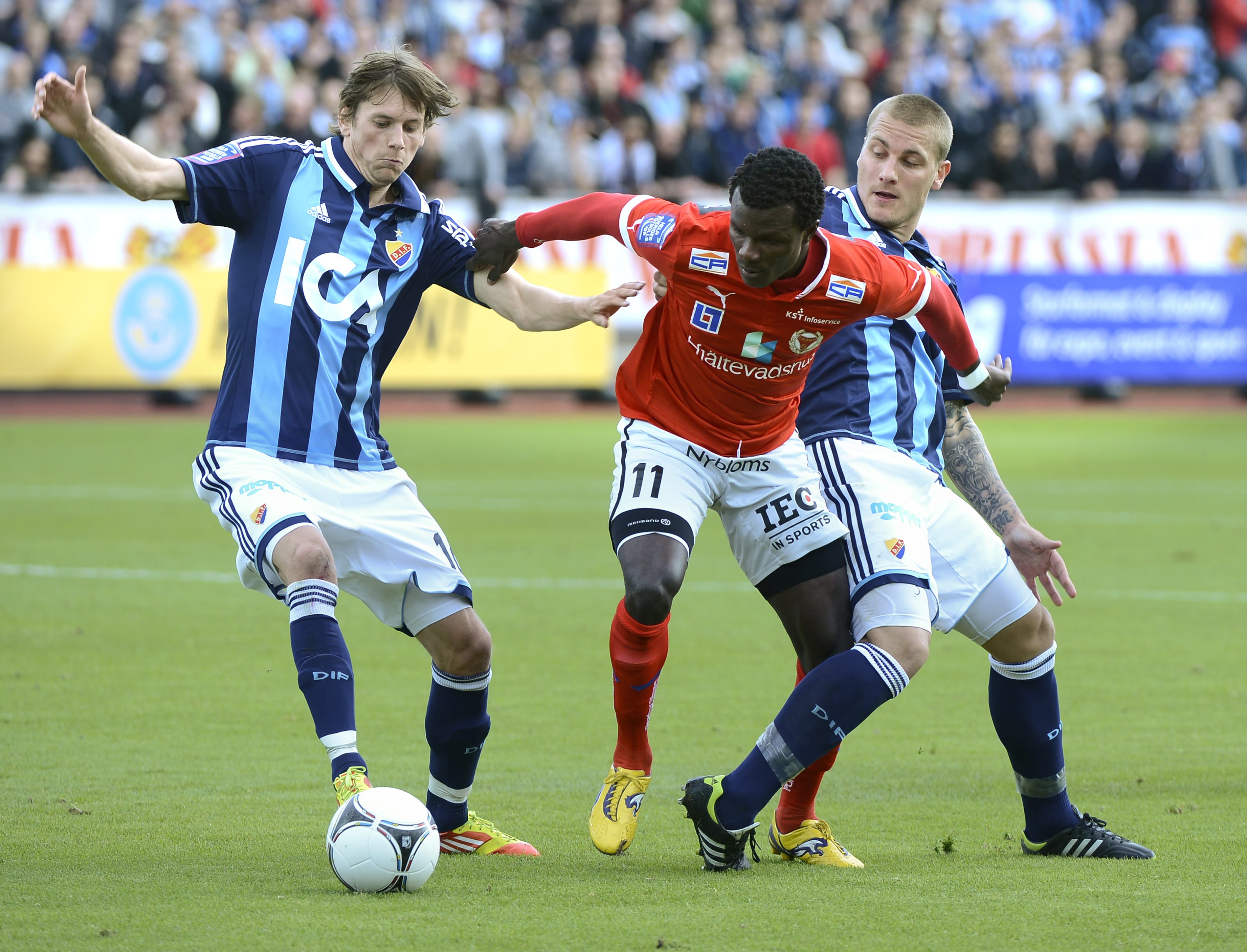 Djurgården inledde matchen med 1-0 efter bara tre minuters spel.