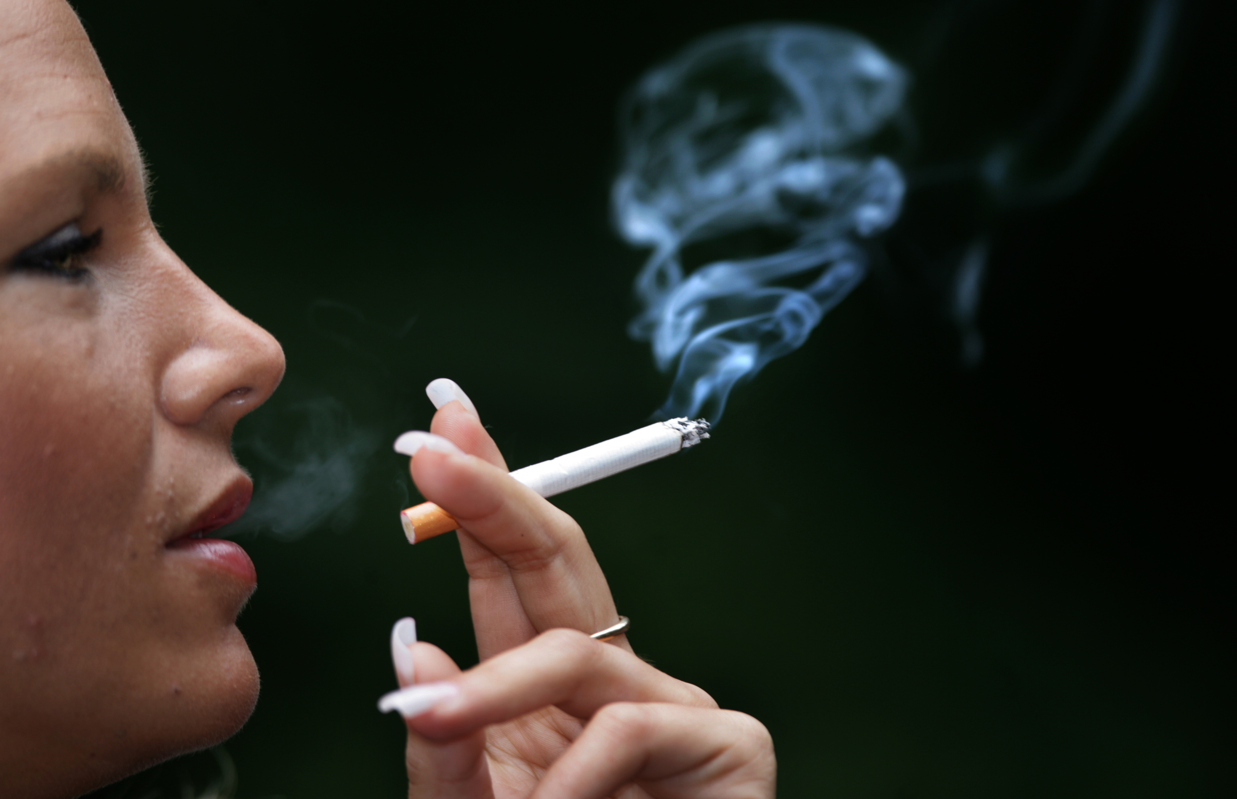 Rökning, Rökförbud, sjukhus, Cigaretter