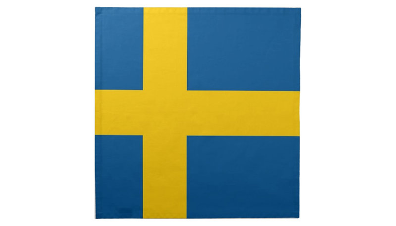 Svenska flaggan servetter
