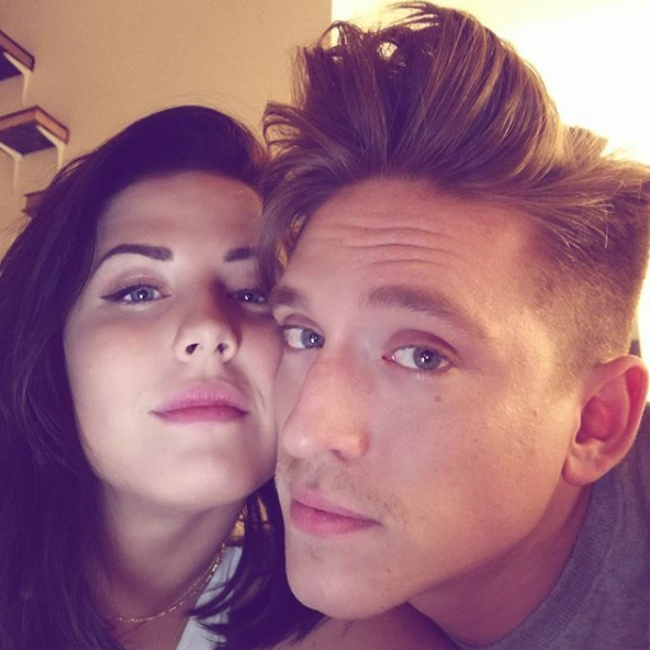 Molly Sandén och Danny Saucedo. Molly Sandén och Danny Saucedo.