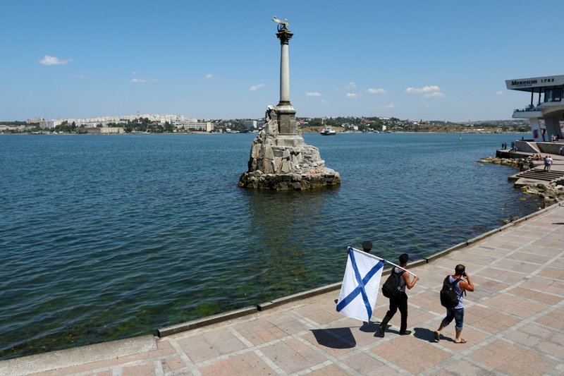 Hamnen i Sevastopol. Arkivbild tagen i juli i år.